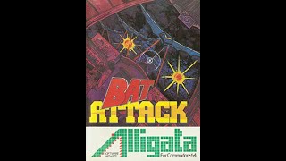 Commodore 64 Tape Loader Alligata Software Bat Attack 1983