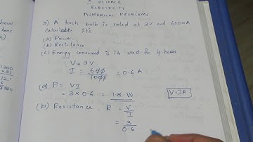 TN Samacheer 10 Science Electricity Numerical Problems Sum 3