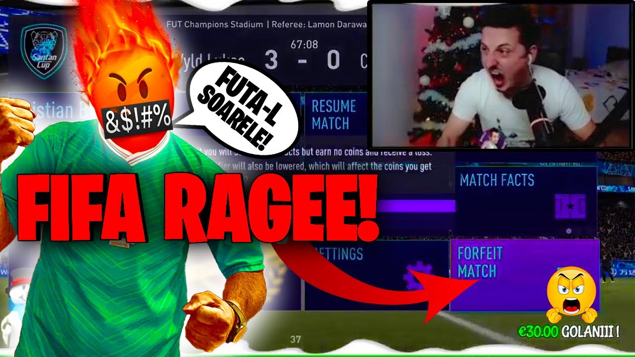 FIFA RAGE, cel mai tare rage posibil, sau umflat venele pe frunte de nervi! 🤬