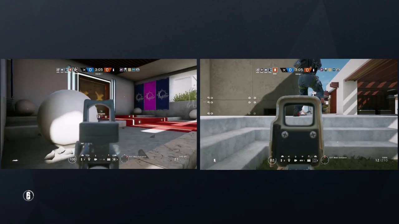 Split screen hostage extraction Rainbow Six Siege YouTube