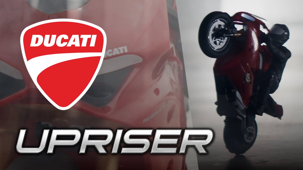 Ducati Panigale V4 S Upriser Moto Radiocomandata in Scala 1:6 Raggiunge 20 Km/ 