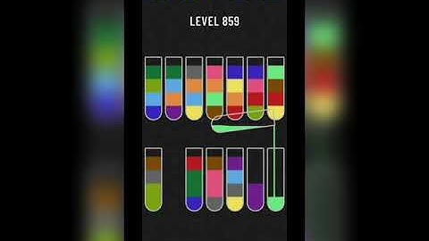 Water sort puzzle level 858
