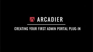 Creating your First Plug-In