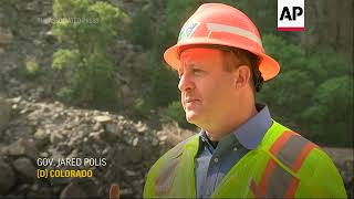Colo. highway shut by mudslide to reopen Saturday