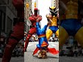 Super Yorkie with deadpool and Wolverine