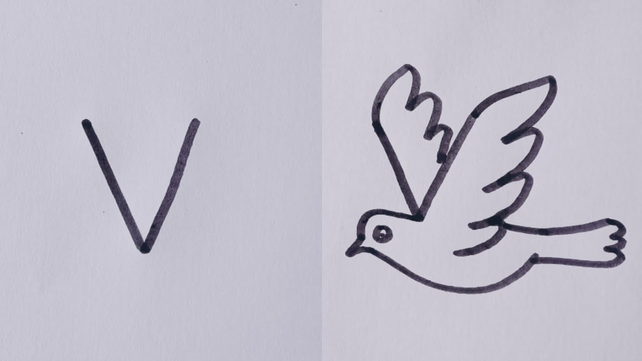 Minimalist one line drawing of a flying bird on Craiyon-saigonsouth.com.vn