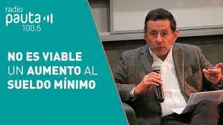 José de Gregorio advierte que subir el sueldo mínimo, como dice Jara, “no hay por dónde” aplicarlo
