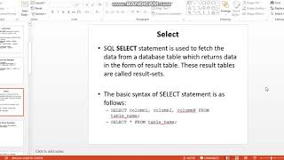DML - insert , select , update , delete -part1