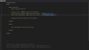 ag-Grid Javascript Tutorial (1 of 7): Start