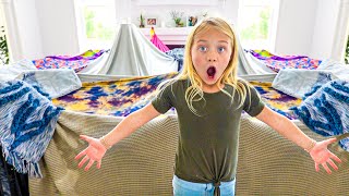 Everleigh Builds The Worlds Biggest Indoor Fort