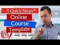 How To Create an Online Course Outline: 5 Easy Steps To Get Started (Online Course Blueprint)