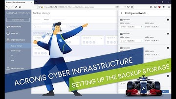 How to Set up a Backup Storage in Acronis Cyber Infrastructure