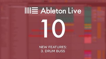 Ableton Live 10 New Features: 3.  Drum buss