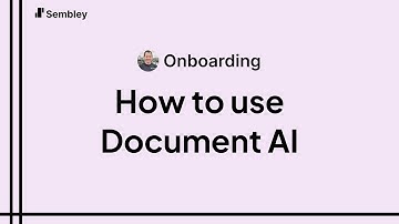 How to use Document AI