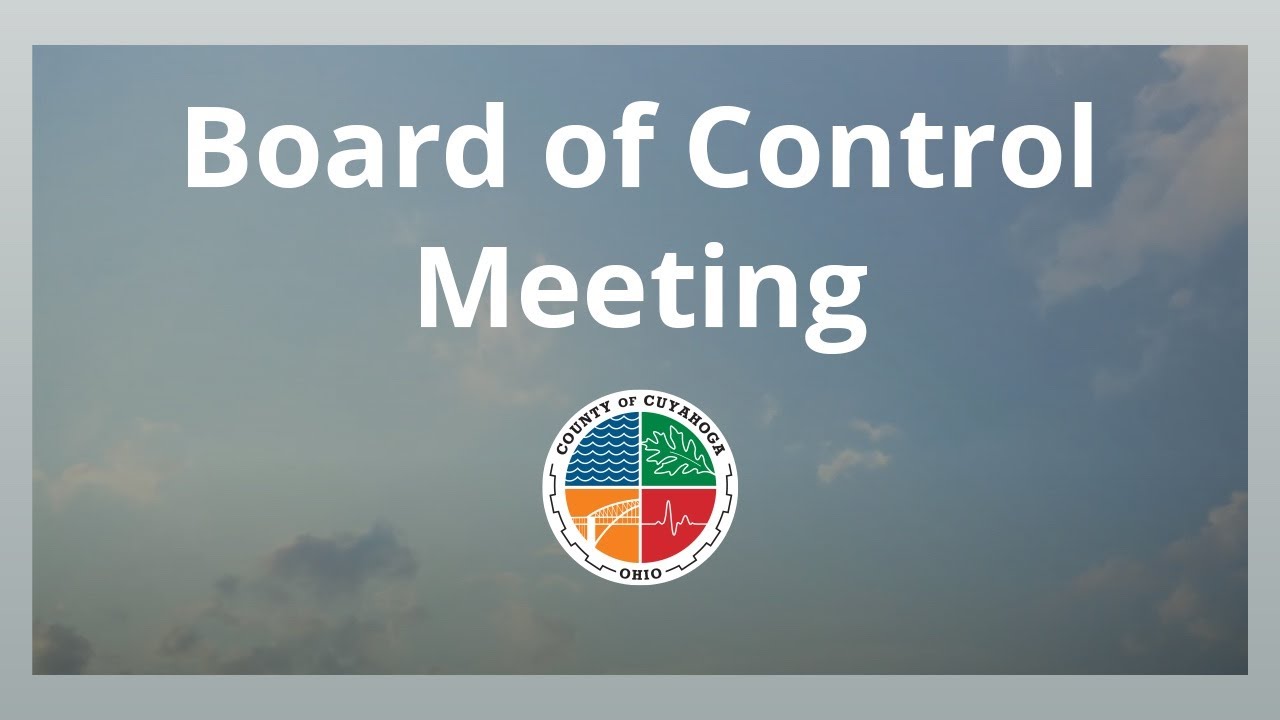 2023.06.05 Board of Control Meeting