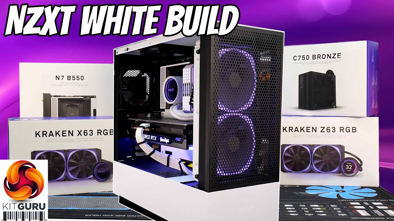 Montage NZXT H5 Elite – Full white !