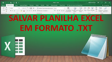 Salvar Planilha Excel Formato .txt - Vídeo 26