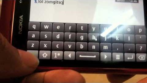 Introducing Symbian^3: Messaging and Text Input on the Nokia N8