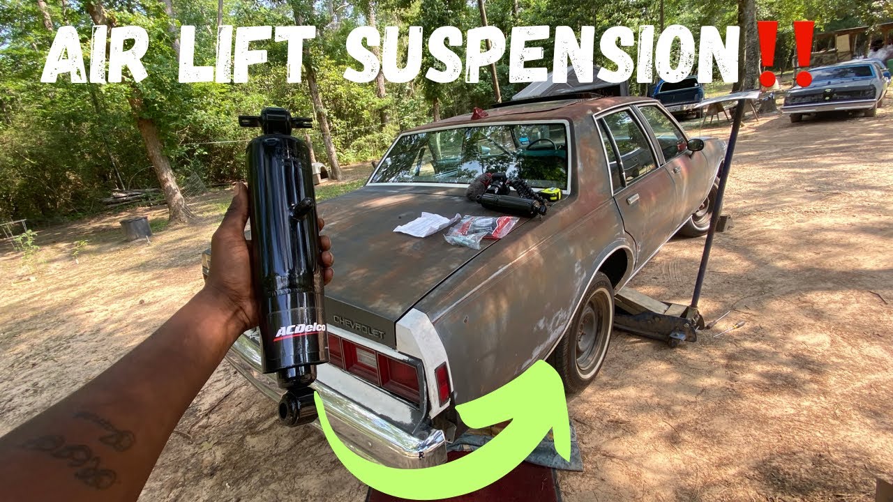 INSTALLED AC DELCO AIR LIFT SHOCKS TO THE 1985 BOX CHEVY PROJECT