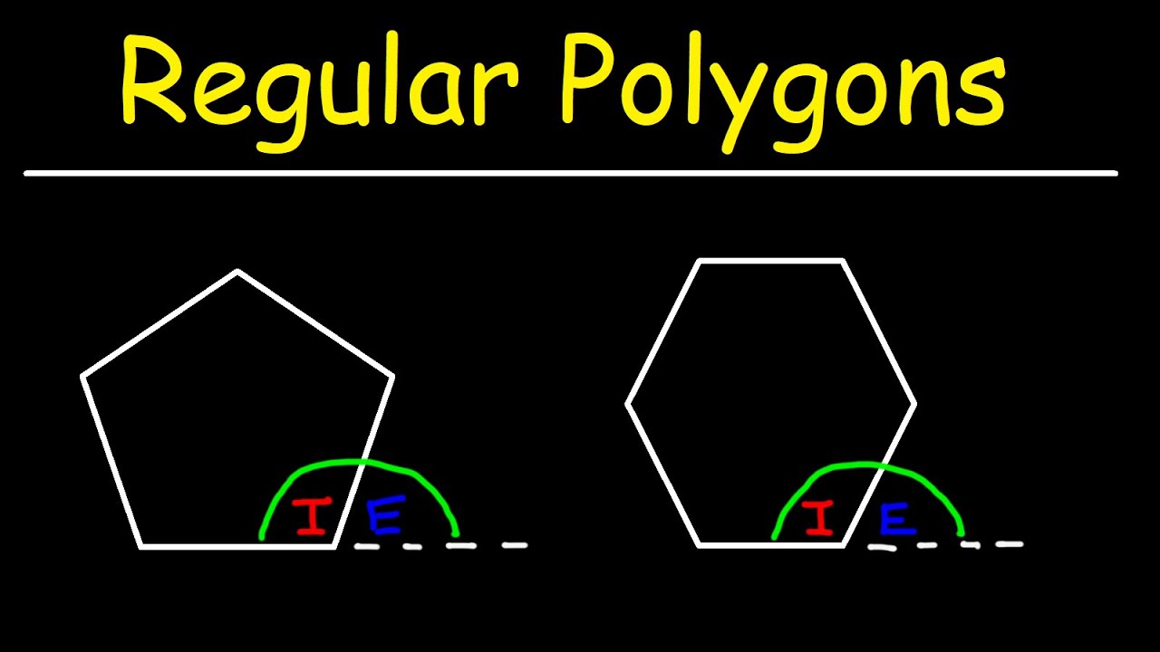 How To Calculate The Interior Angles And Exterior Angles Of A Regular 