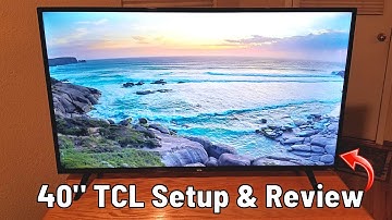 TCL 40" HD SMART LED TV with Roku | Set Up & Review (40S325 & 40S334)