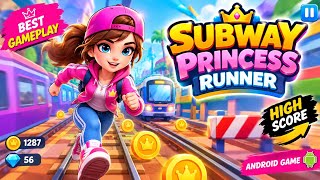Subway Princess Runner Gameplay 👑🏃‍♀️ | Crazy Run & High Score | Android Game 2026 screenshot 5