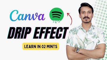 How to Create Drip Effect in Canva in 2 Mints | Canva Effects Tutotial 2022 | Tips & Tricks