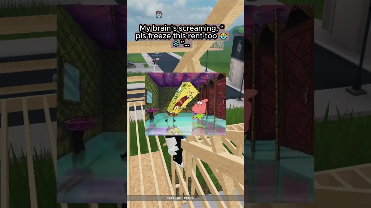 RENT FREEZE BUT MY ROBLOX HOUSE 🏠❄️ 