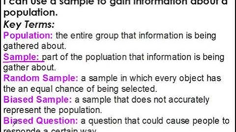 10.1 Populations and Samples