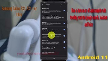 How to turn on or off autocomplete with trending searches google search, Assistant and Voice