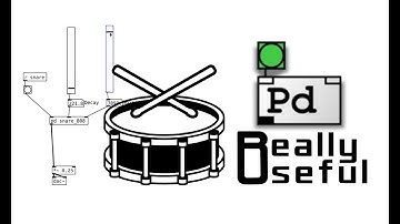 PureData tutorials - rich synthesis (12) - Snare synth