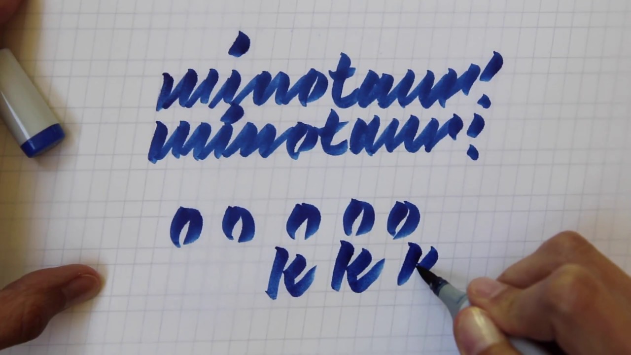 Making the brush script typeface Pique