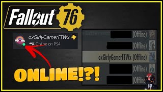 Simple Fix For Showing Offline Bug - Fallout 76