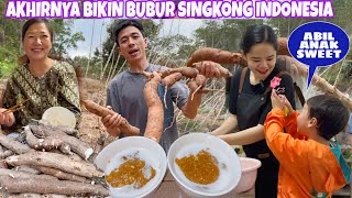 AKHIRNYA KESAMPAIAN PANEN SINGKONG LAGI DI CHINA LANGSUNG DIOLAH JADI BUBUR SINGKONG INDONESIA