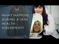 What happens during a skin health assessment
