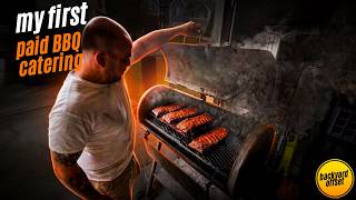 🔥 My First Paid BBQ Catering Gig on a Small Offset Smoker | How I Did It