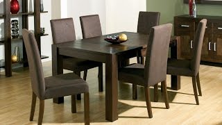 dining room table and chairs