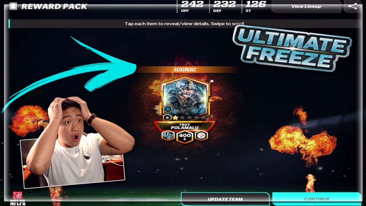 ULTIMATE FREEZE IS HERE!! FINISHING 400 OVR ICONIC POLAMALU MADDEN MOBILE 22 ULTIMATE FREEZE BUNDLE!