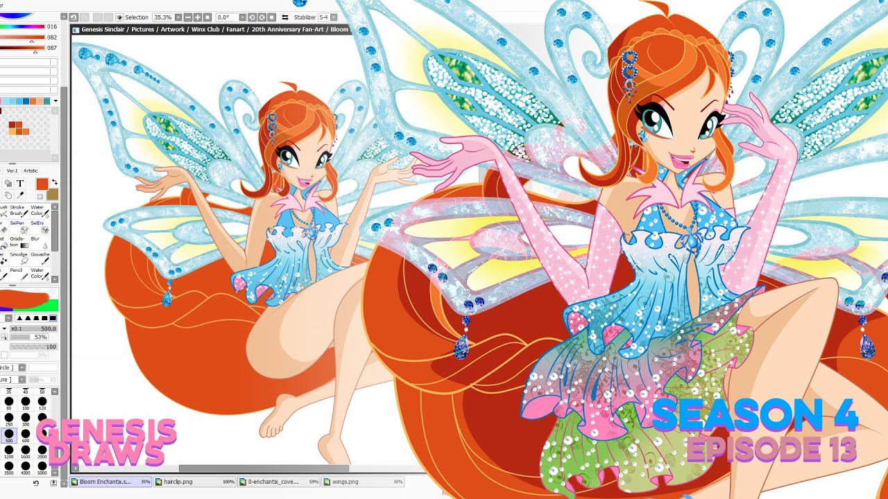 Winx Club All Colorear Alas Speedix Winx Club Shines: Colorear: