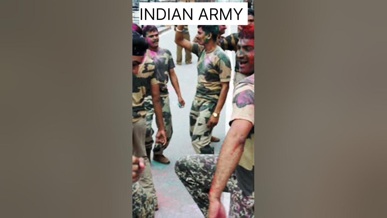 indian army holi photos