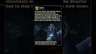 In Ahsoka (2023), the fact that Hayden Christensen was away from this franchise for over 20 years