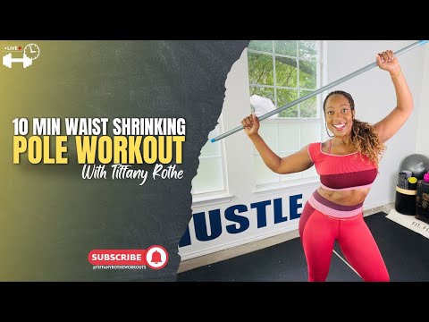10 Min Waist Shrinking Pole Workout