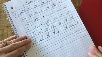 Cursive Lesson 2