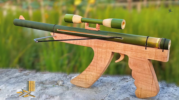 Slingshot DIY - How to create bamboo working Art