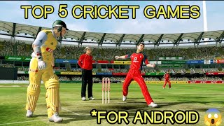 BEST CRICKET GAMES FOR ANDROID ||HIGH GRAPHICS|| #cricket #games #top5games #top10 #cricketgame screenshot 3