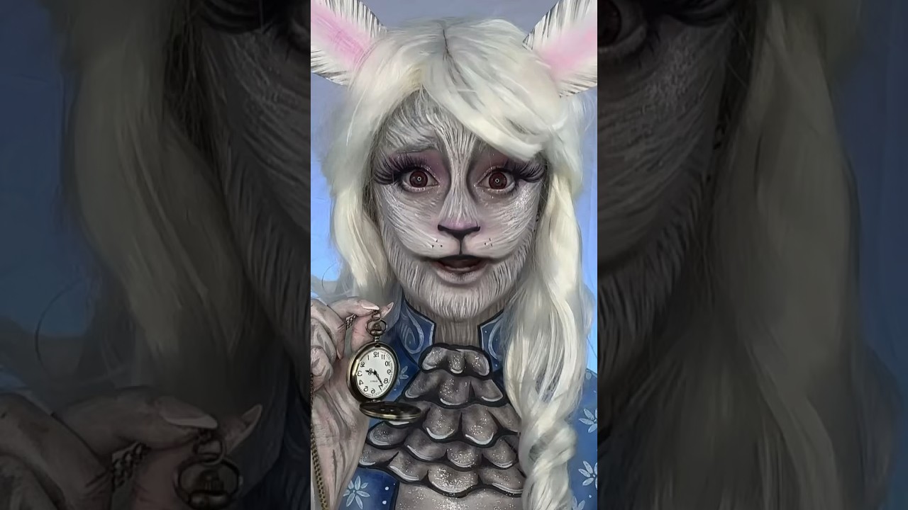 Alice in Wonderland: White Rabbit Makeup Tutorial, Bethany Z. Video