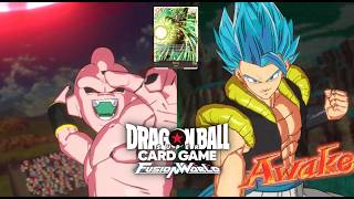 Dragon Ball Super Card Game Fusion Word = Majin Buu VS Gogeta Blue