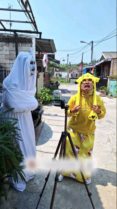 ADA POCONG IKUT LAGU CIKINI KE GONDANGDIA | TIKTOK KOCAK NURRAYNI25