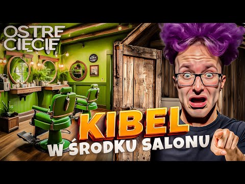 KIBEL NA ŚRODKU SALONU FRYZJERSKIEGO*ostre cięcie*