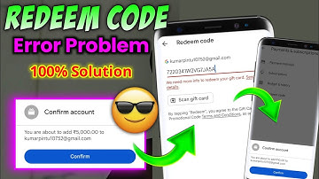 Redeem code error problem | Redeem code error problem solve | error redeeming code. | error code